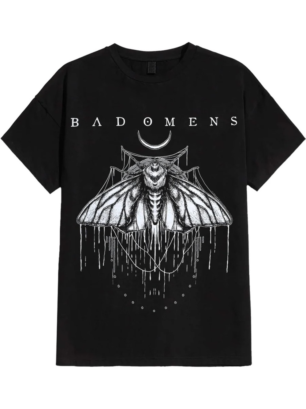 Bad Omens rock band Graphic Moth Tee